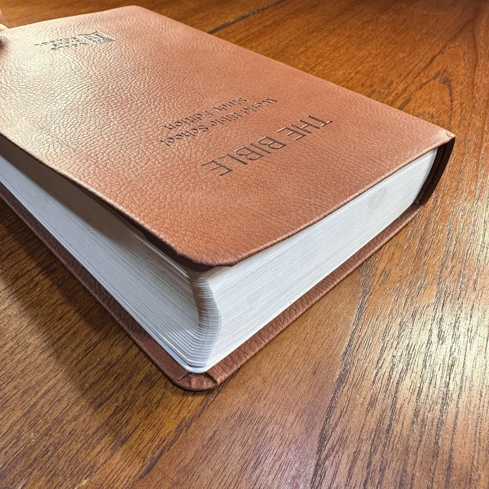 The Bible NASB World Bible School Study Edition WBS Christianity Religious Jesus